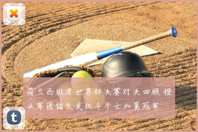 荷兰西班牙世界杯决赛对决回顾 橙衣军团错失良机斗牛士加冕冠军